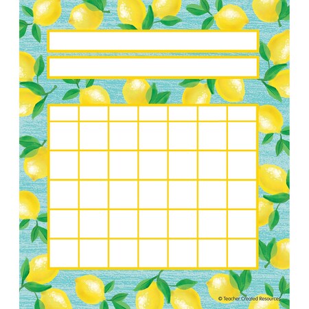 Teacher Created Resources Lemon Zest Incentive Charts, PK36 TCR8486